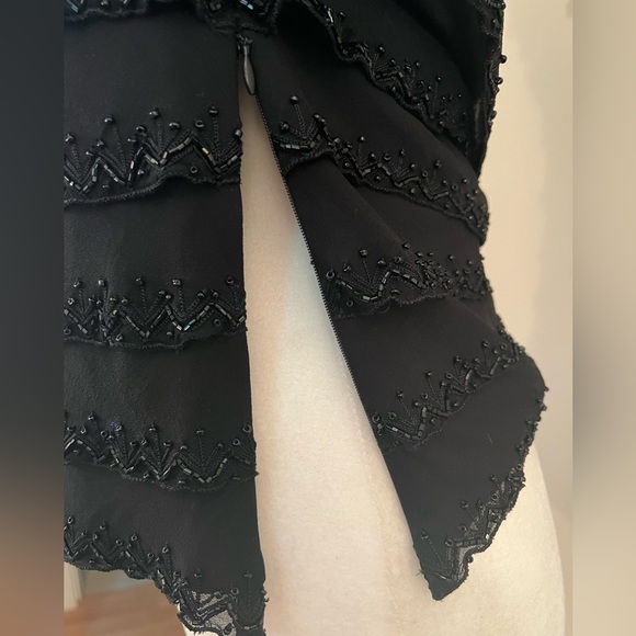 Ruffle Beaded blouse - Picture 3 of 6